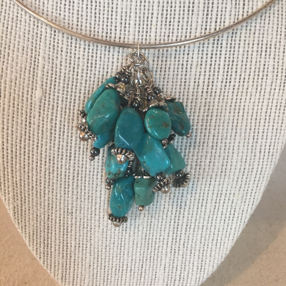 Grace and Viola Turquoise Choker